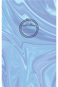 Light Blue Marble Notebook