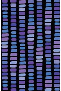 Bullet Journal Abstract Rectangles in Purple