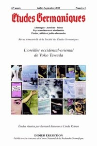 Etudes Germaniques - N3/2010
