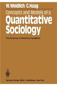Concepts and Models of a Quantitative Sociology
