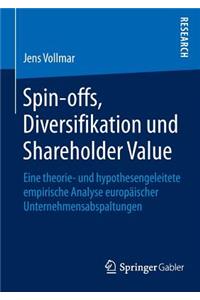 Spin-offs, Diversifikation und Shareholder Value