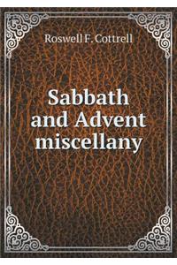 Sabbath and Advent miscellany