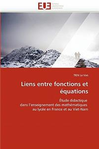 Liens Entre Fonctions Et Équations