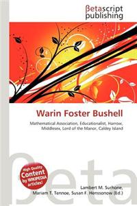 Warin Foster Bushell