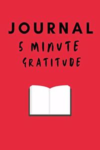 Journal 5 Minute Gratitude