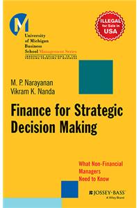 Finance for Strategic Decision Making
