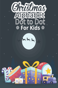 Christmas Alphabet Dot to Dot Book for Kids