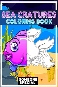 Sea Creatures Coloring Book