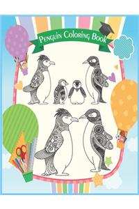 Penguin Coloring Book