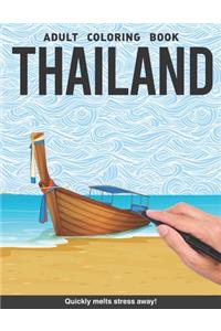 Thailand Adults Coloring Book