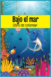 Bajo el mar Libro de colorear