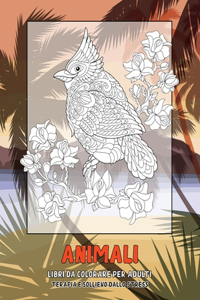Libri da colorare per adulti - Terapia e sollievo dallo stress - Animali