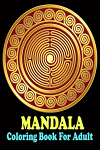 Mandala coloring Book For adult