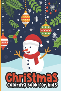 Christmas coloring book for kids