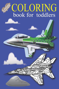Airplane coloring book for toddlers