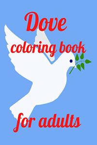 Dove coloring book for adults
