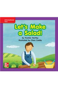 Reading Wonders Leveled Reader Let's Make a Salad!: Ell Unit 5 Week 3 Grade K
