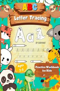 Letter Tracing Book for Kids 3-5 Years Old