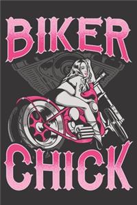 Notebook for Biker dirt bike motocross drag race biker chick