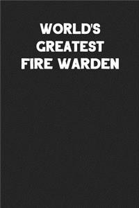 World's Greatest Fire Warden
