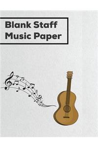 Blank Staff Music Paper