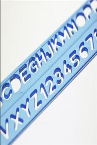 School Journal Stencil Ruler Lined Journal Pages