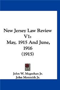 New Jersey Law Review V1