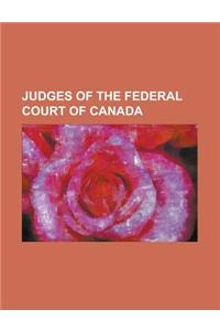 Judges of the Federal Court of Canada