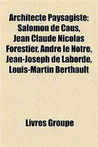 Architecte Paysagiste