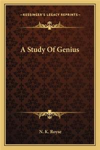 Study of Genius
