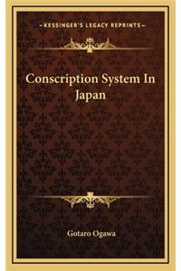 Conscription System in Japan