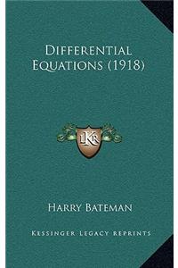 Differential Equations (1918)