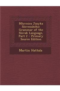Mluvnica Jazyka Slovenskeho
