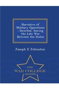 Narrative of Military Operations