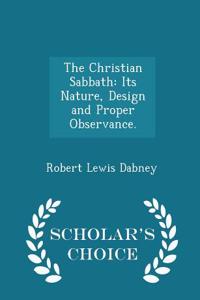 The Christian Sabbath