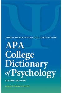 APA College Dictionary of Psychology