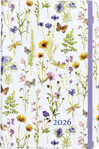 2026 Wildflower Garden Weekly Planner (16 Months, Sept 2025 to Dec 2026)