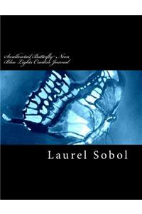 Swallowtail Butterfly Neon Blue Lights Creative Journal