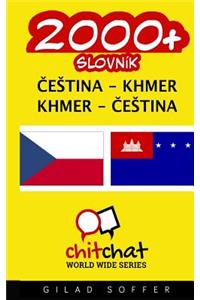 2000+ Czech - Khmer Khmer - Czech Vocabulary