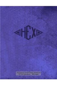 Hexagonal Graph Paper Notebook 1/2 inch hexagons - 160 pages