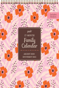 Posh 17-Month 2020-2021 Family Wall Calendar