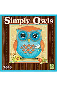 Simply Owls 2018 Calendar