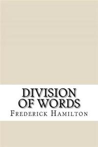 Division of Words