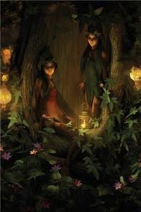 Sprite Twins by Lantern Light Notebook