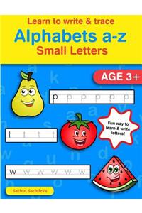 Learn to Write & Trace Alphabets a-z