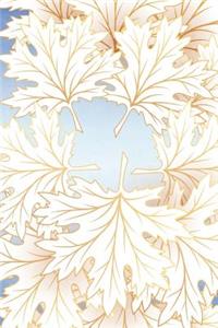 Solistice Oak Leaves Grid Notebook
