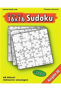 Leichte 16x16 Super-Sudoku Ausgabe 08