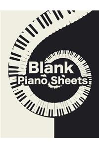 Blank Piano Sheets