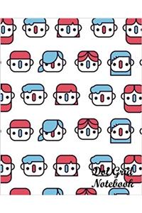 Dot Grid Notebook Children Pattern