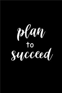 2020 Daily Planner Motivational Plan To Succeed 388 Pages